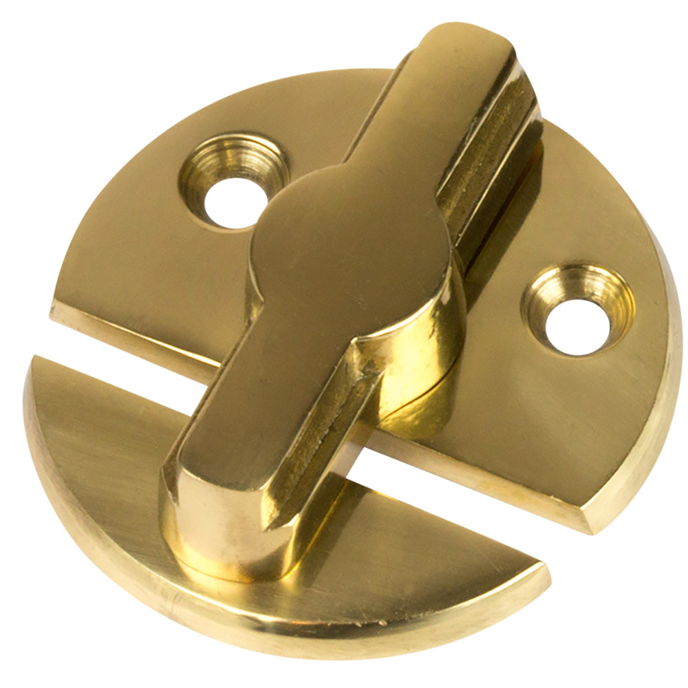 Sea-Dog Door Button - Chrome Plated Brass