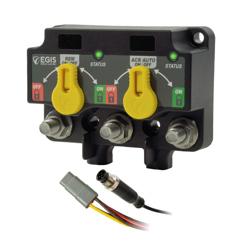 Egis Mobile Electric 9821-8350 Egis Dual XD - NMEA 2000 - ACR/Relay w/Knobs - 8 Position DT
