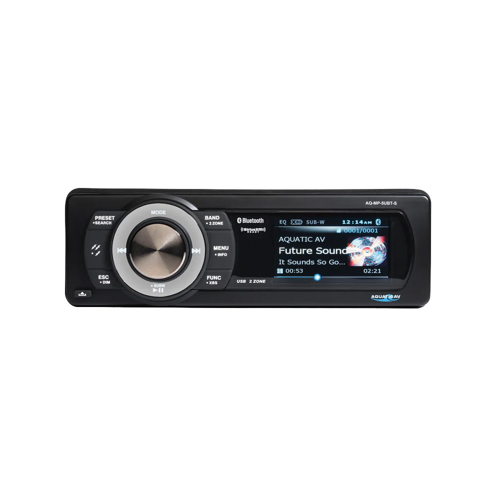 Aquatic AV AQ-MP-5UBT-S MP5+ Marine Stereo
