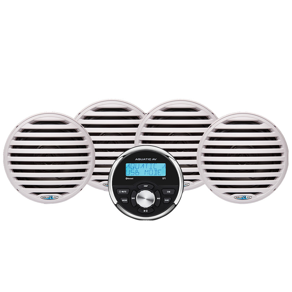 Aquatic AV EG200 Aquatic AV Economy Gauge Stereo/Speakers Kit - White