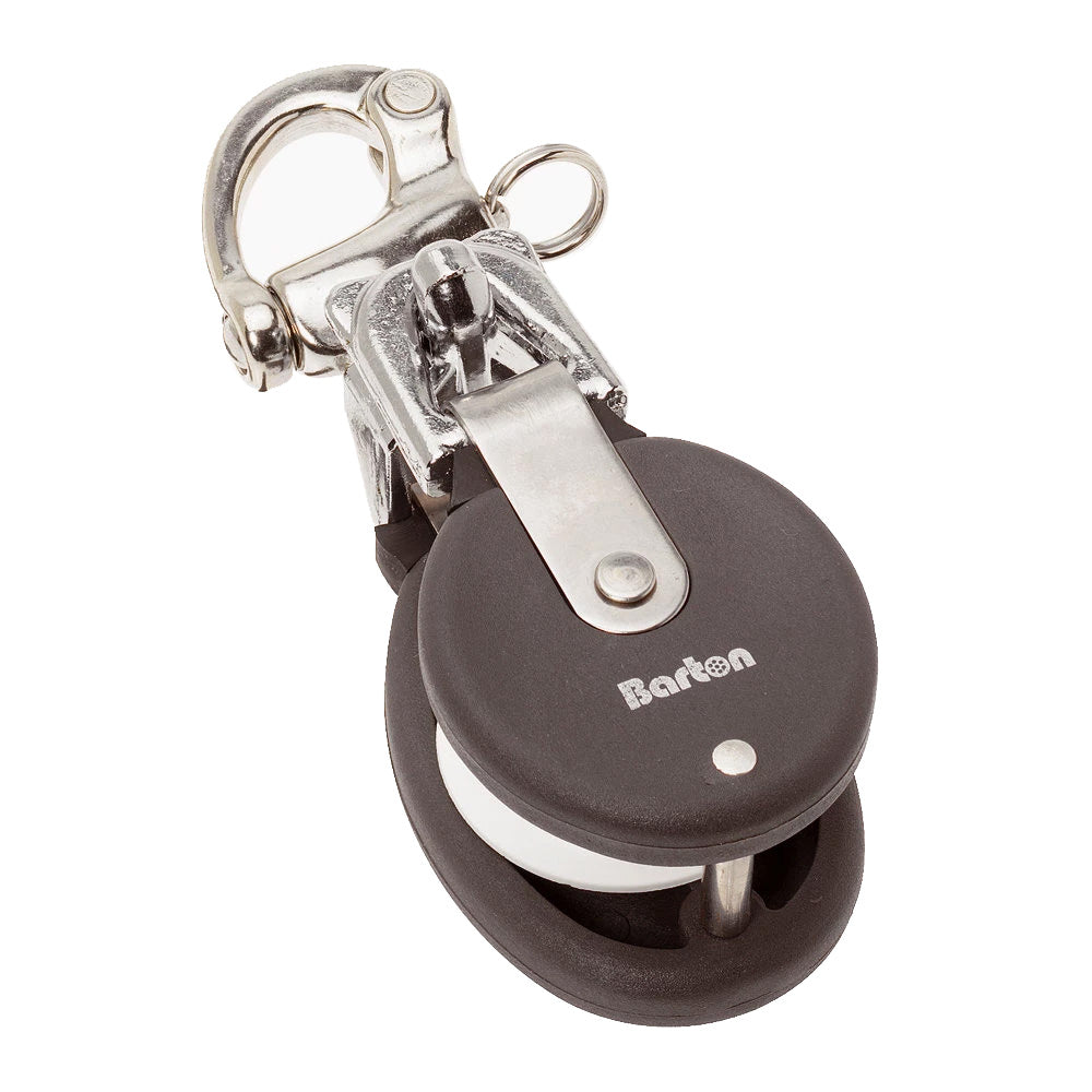 Barton Marine 90401 Barton Large Snatch Block f/Yachts Up to 40' (12.2M) - Stainless Steel Snap