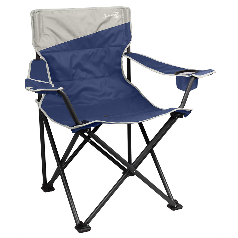 Coleman 2174440 Coleman Big &amp; Tall Quad Camping Chair - Skyfall Blue