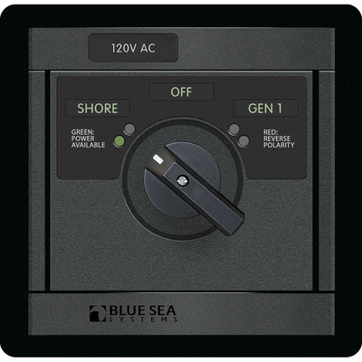 Blue Sea 120v AC Rotary 30A off + 2 Sources