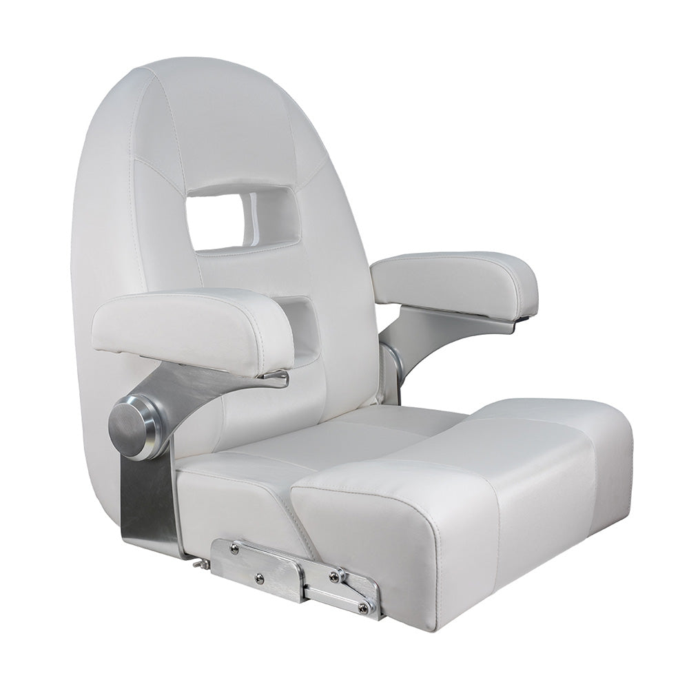 Springfield Marine 1042035-W Springfield Center Console Helm Flip-Up - White/White