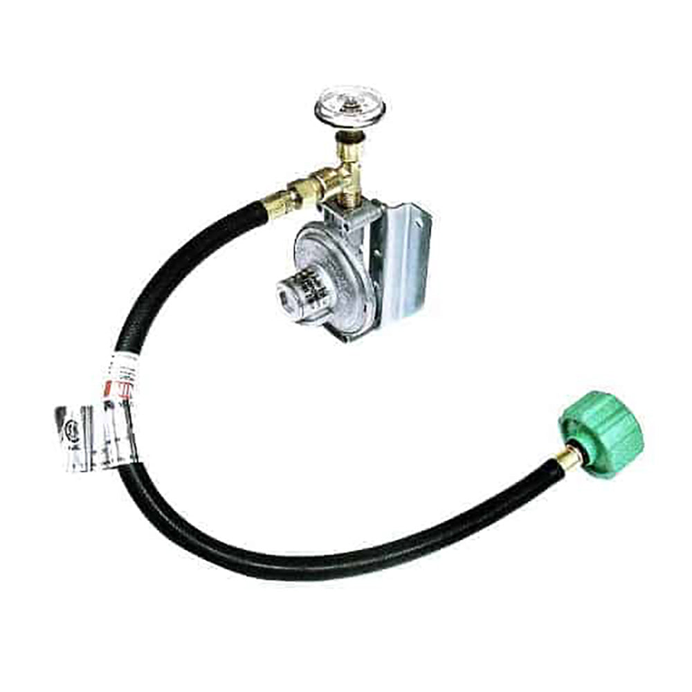 Trident Marine 1211-1401 Trident Marine Single Stage Regulator w/300 PSI Gauge &amp; 20" Pigtail w/Wall Mount