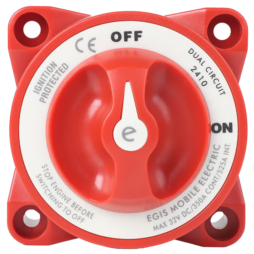 Egis Mobile Electric 2410 Egis E-Series 350A Dual Circuit Battery Switch Off/On