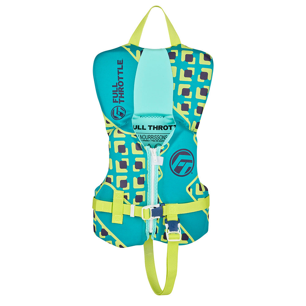 Full Throttle 142100-505-000-26 Full Throttle Infant Rapid Dry Life Jacket - Aqua