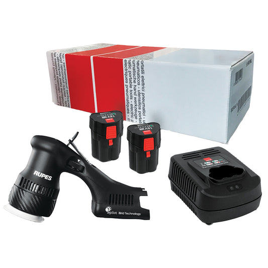 RUPES HLR75/STB RUPES Bigfoot HLR75 Mini iBrid Polisher 1-Charger 2-Battery Pack