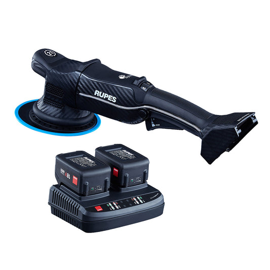 RUPES HLR21/CB2/STD RUPES Random Orbital Polisher Bigfoot HLR21 iBrid Tool Plus Charger &amp; 2-Batteries