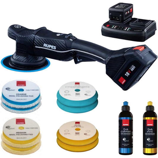RUPES HLR21/CB2/BAS RUPES Random Orbital Polisher Bigfoot HLR21 iBrid Basic Kit