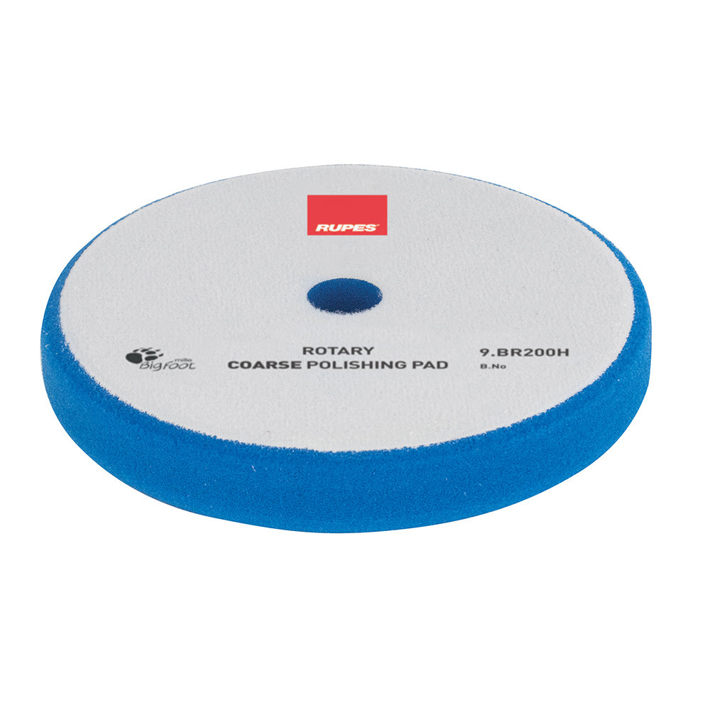 RUPES 9.BR200H RUPES Rotary Coarse Polishing Foam Pad 175/180mm - Blue