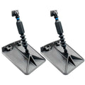 Smart Tabs SX Trim Tabs by Lectrotab 9.5" x 10" f/16'-18' Boats w/60lb Actuators - 60-150HP - Gunmetal Grey