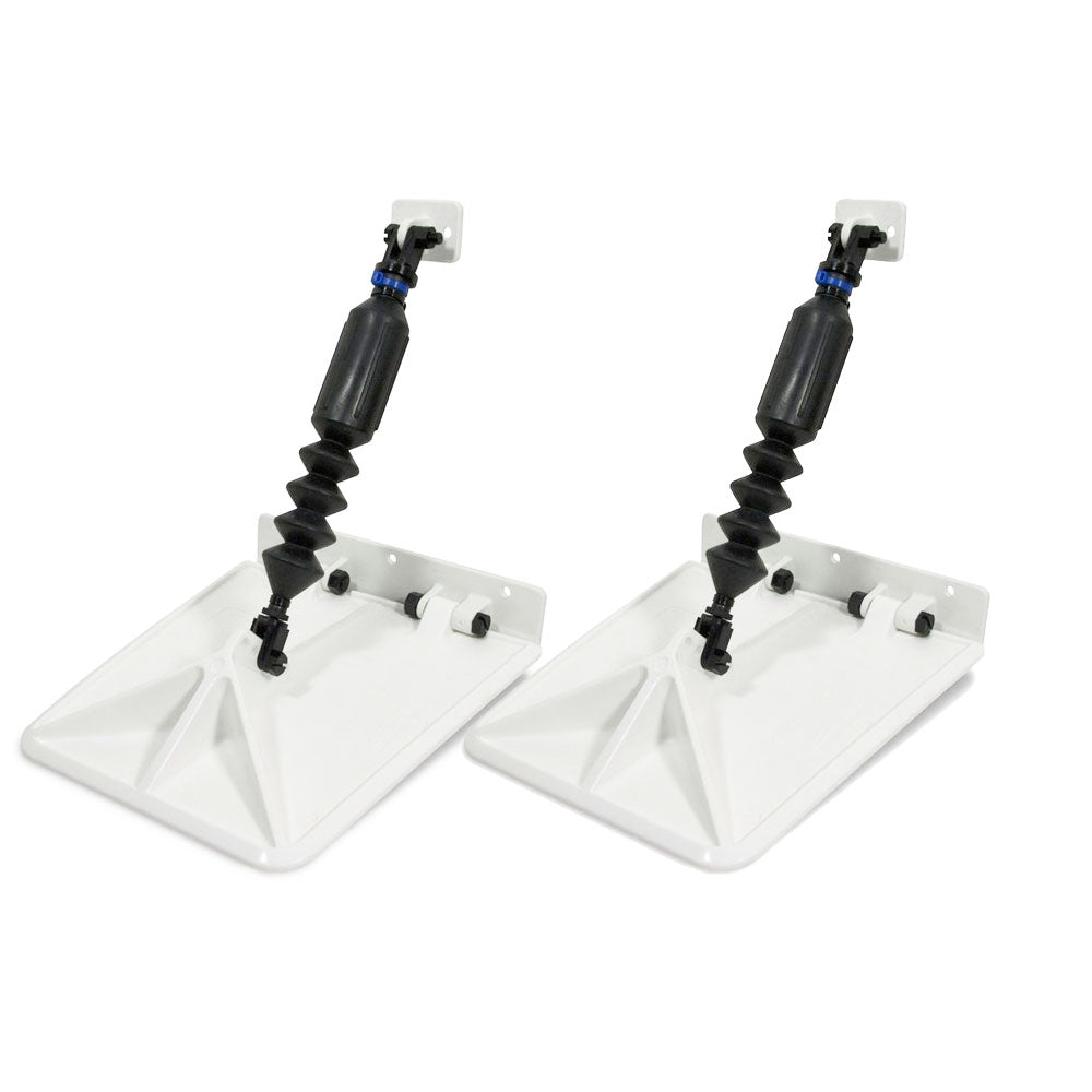 Lectrotab SXW9510-40 Smart Tabs SX Trim Tabs by Lectrotab 9.5&rdquo; x 10&rdquo; f/12'-16&rsquo; Boat w/40 - 80HP - White