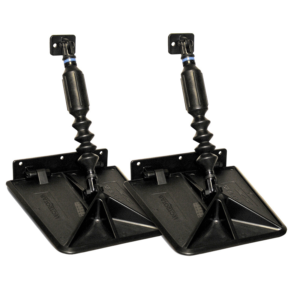 Lectrotab SX9510-40 Smart Tab SX Composite Trim Tabs by Lectrotab 9.5&rdquo; x 10&rdquo; f/12'-16&rsquo; Boat w/40 - 80HP - Black