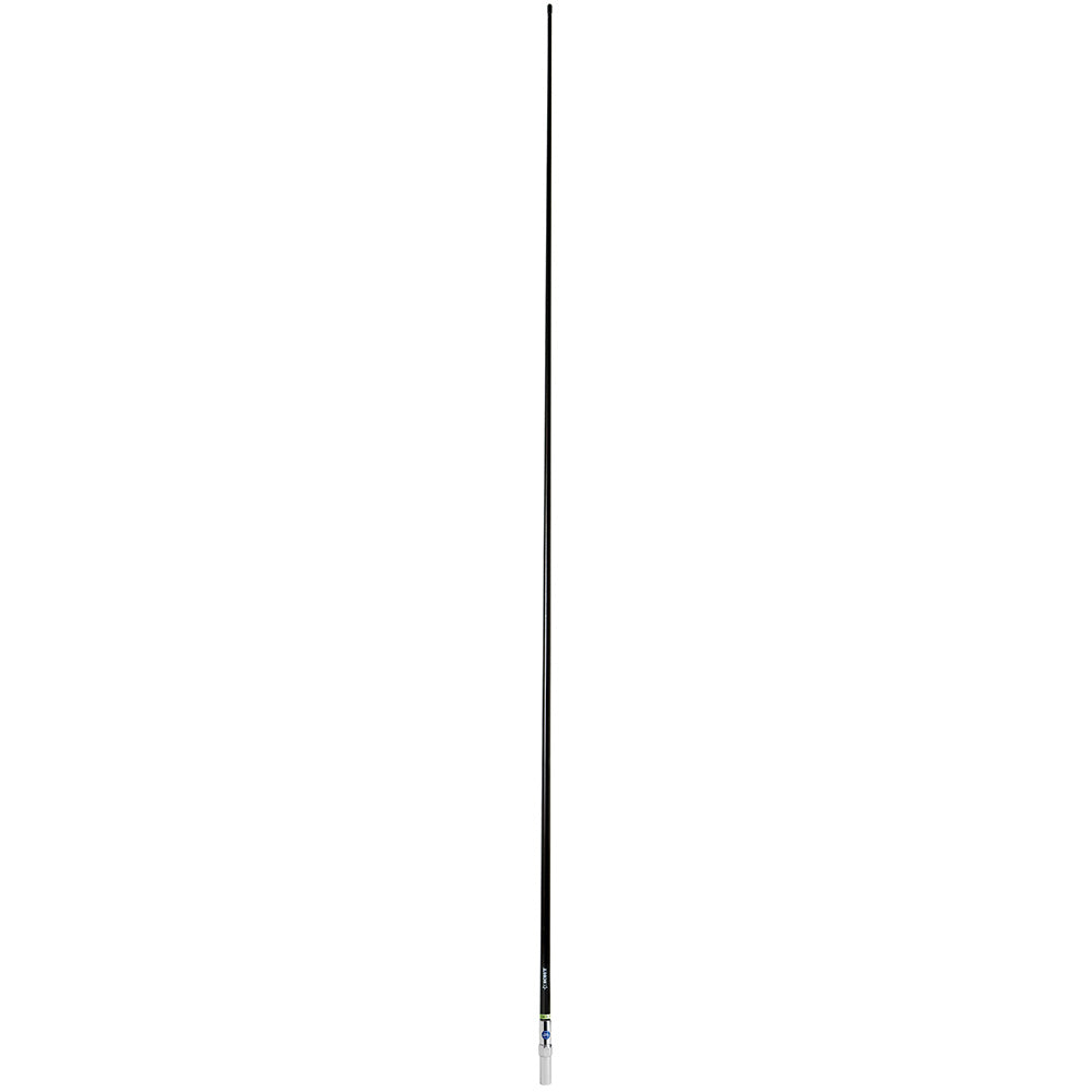 Scout PF AN NVHF00042T Scout 8' QuickFit Black VHF Antenna w/5M Cable + FME Quick 6 Foam Filled 6db Solid Brass &amp; Copper Element