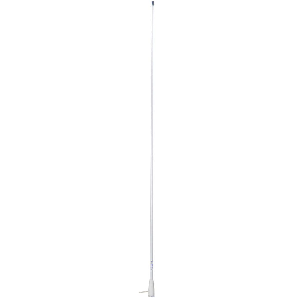 Scout PF AN NVHF00002T Scout 5' White VHF Antenna 3dB Nylon Ferrule w/5M RG-58 Coax KS-22