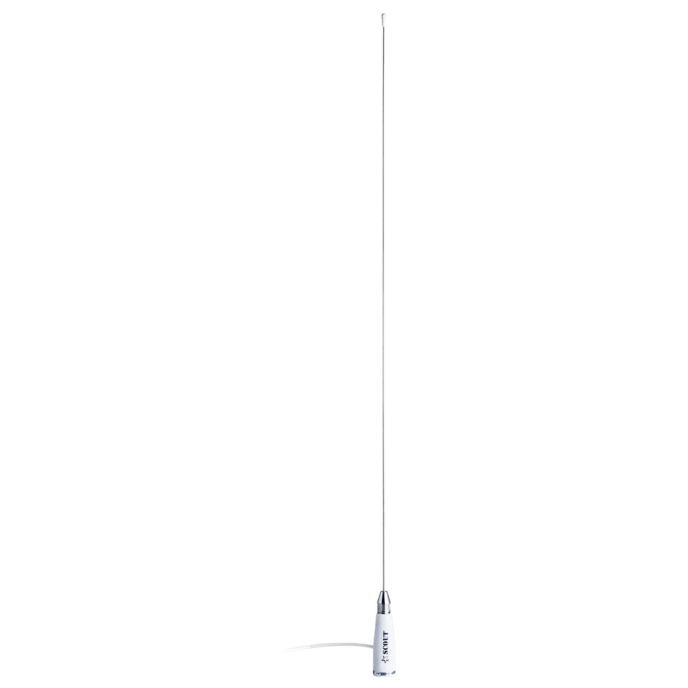 Scout PF AN NVHF00006T Scout 3.3' Stainless VHF Whip Antenna 3dB w/5M RG-58 Coax KS23A