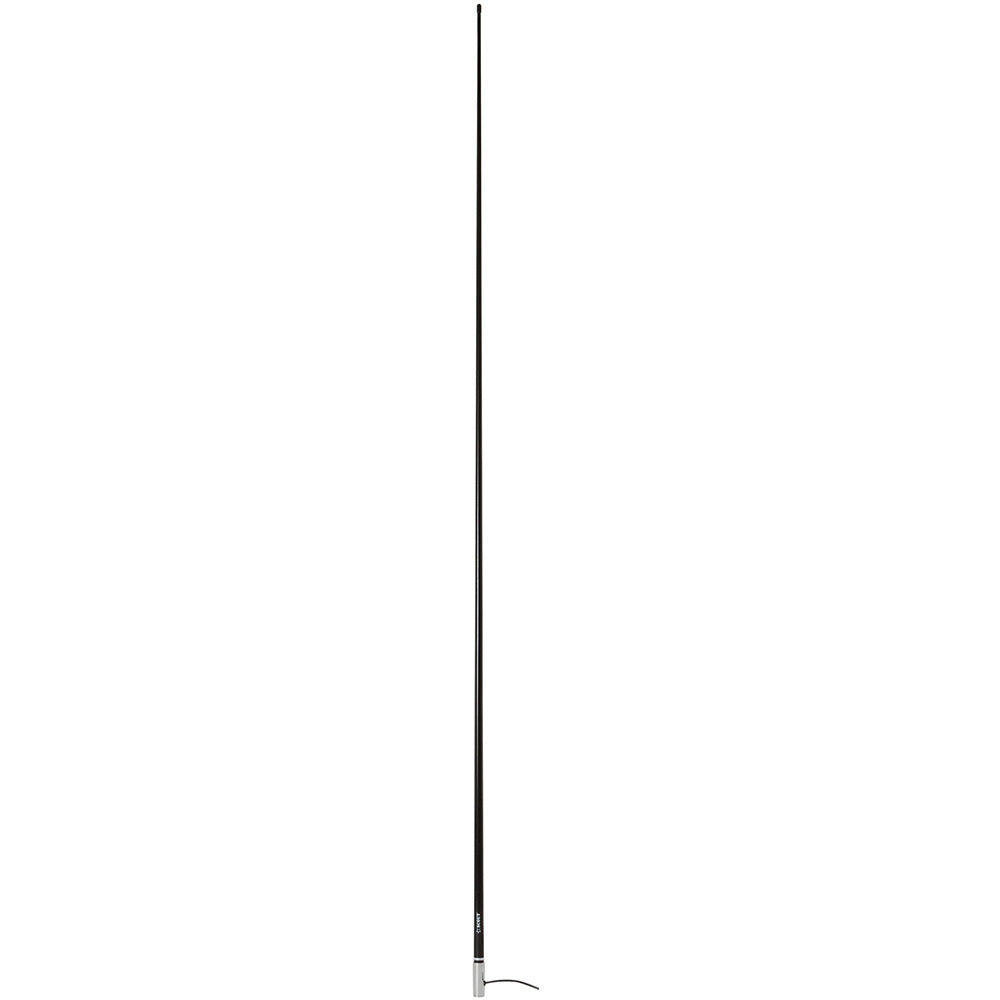 Scout PF AN NVHF00009T Scout 8' Black VHF Antenna 6dB Stainless Steel Ferrule w/5M RG-58 Coax Includes PL-259 KS-42
