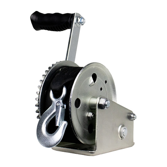 Powerwinch 21500-W-0600-6-Z-R Powerwinch 21500-W-0600-6-Z-R Utility Series Winch 600lb, 6" Crank Arm - Zinc