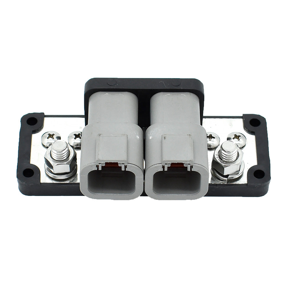 Bluewater 2324-D-056 Bluewater Dual Deutsch DTP 4 Position Busbar - 5/16" Studs