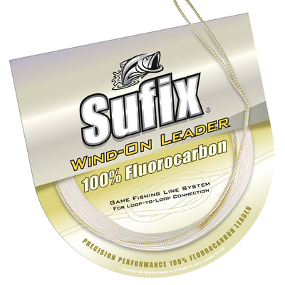 Sufix Wind-On 100% Clear Fluorocarbon Leader - 20lb - 11 yds