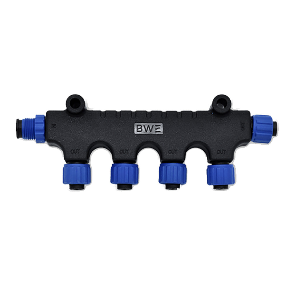 Bluewater 2702-15-015 Bluewater NMEA 2000 4-Way T-Connector