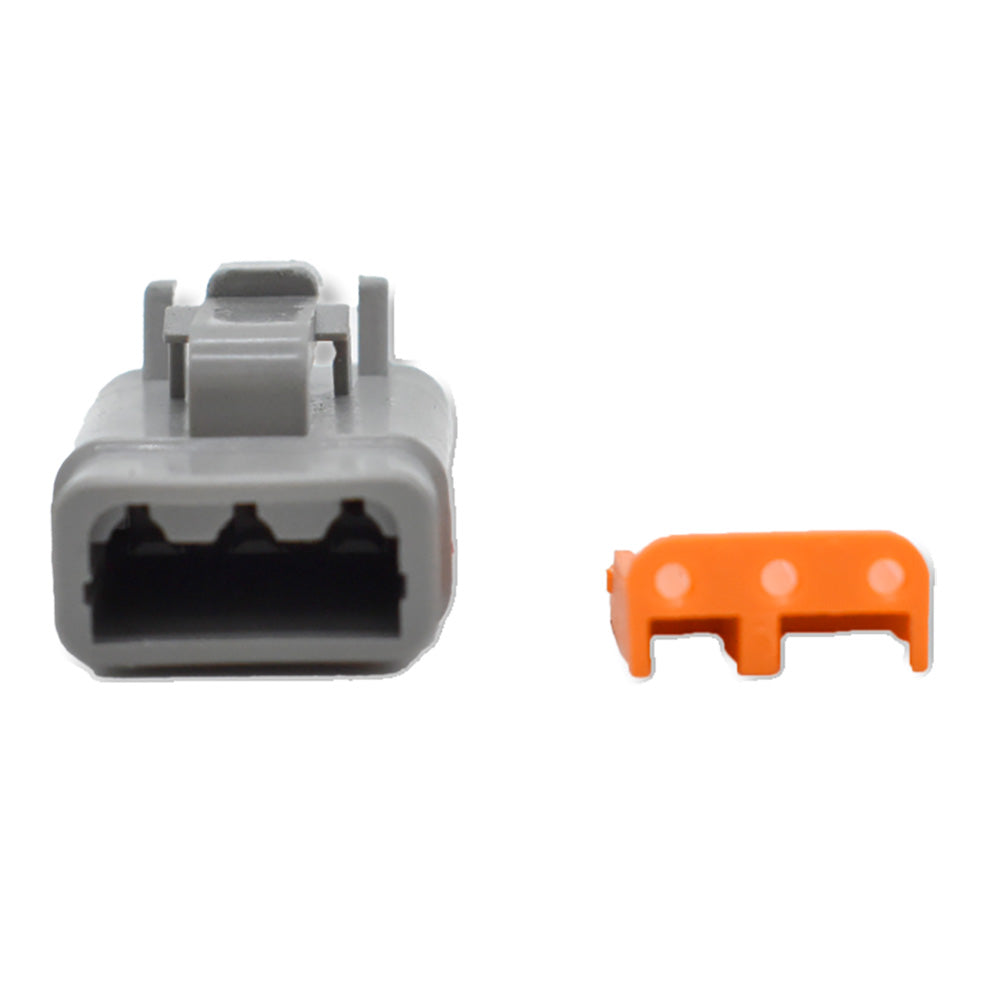 Bluewater DTM06-3S Bluewater 3 Position DTM Female Connector w/Wedge Lock