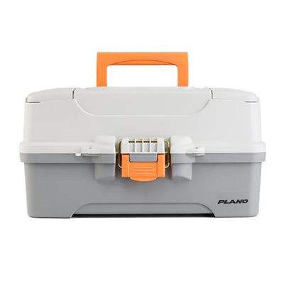 Plano Three-Tray Tackle Box - Light Grey/Dark Grey