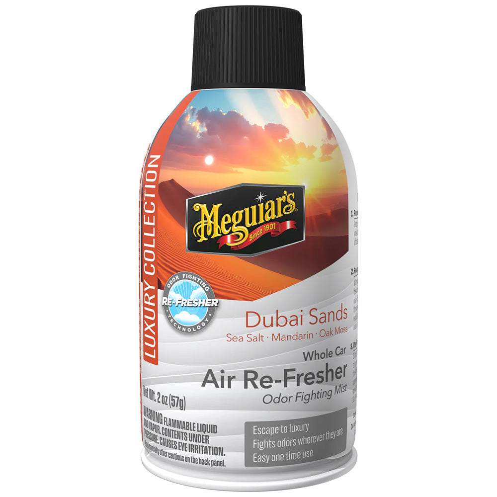 Meguiar's G262402 Meguiar's Dubai Sands Whole Car Air Re-Fresher Aerosol - 2oz