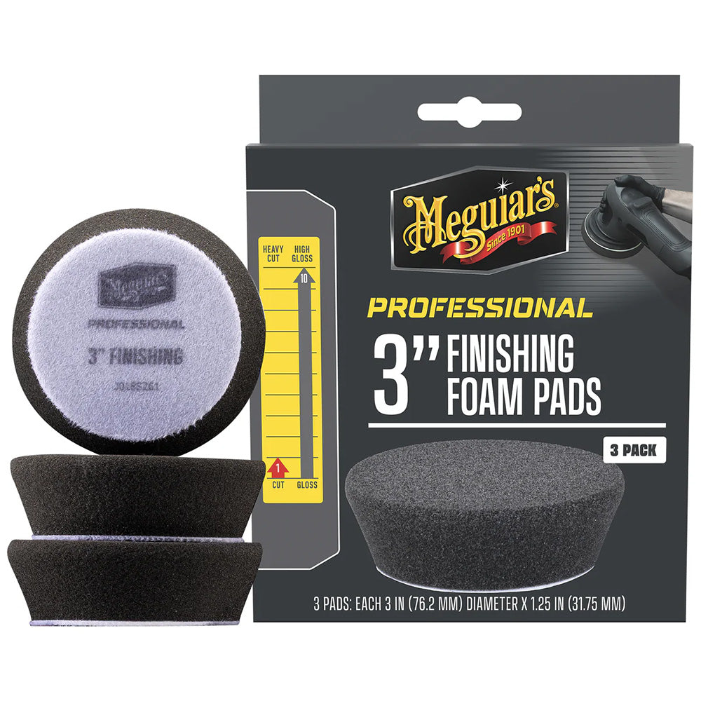Meguiar's M3FFP3 Meguiar's Professional 3" Finishing Foam Pads *3-Pack