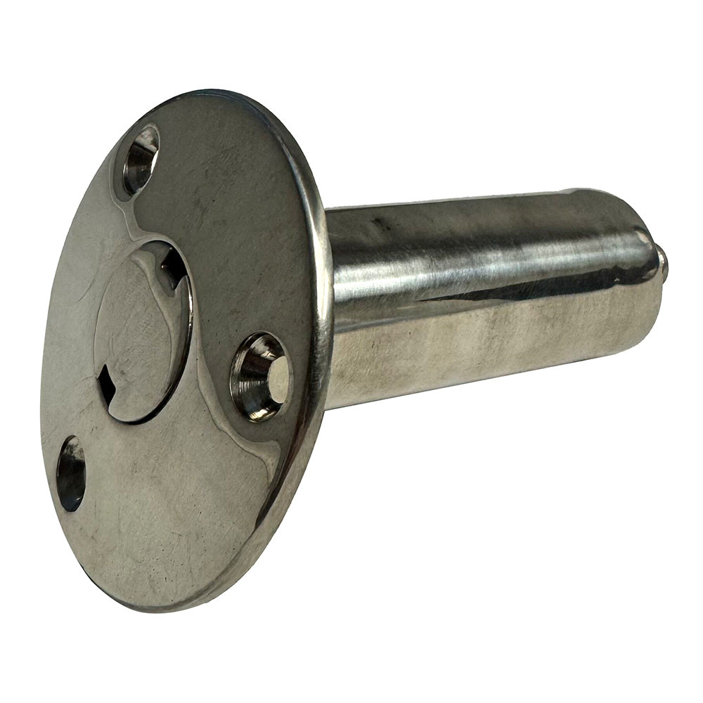 TACO Marine F16-3475 TACO Stainless Steel Twist Lock Base f/J-Lock Sunshade - 15 Degree