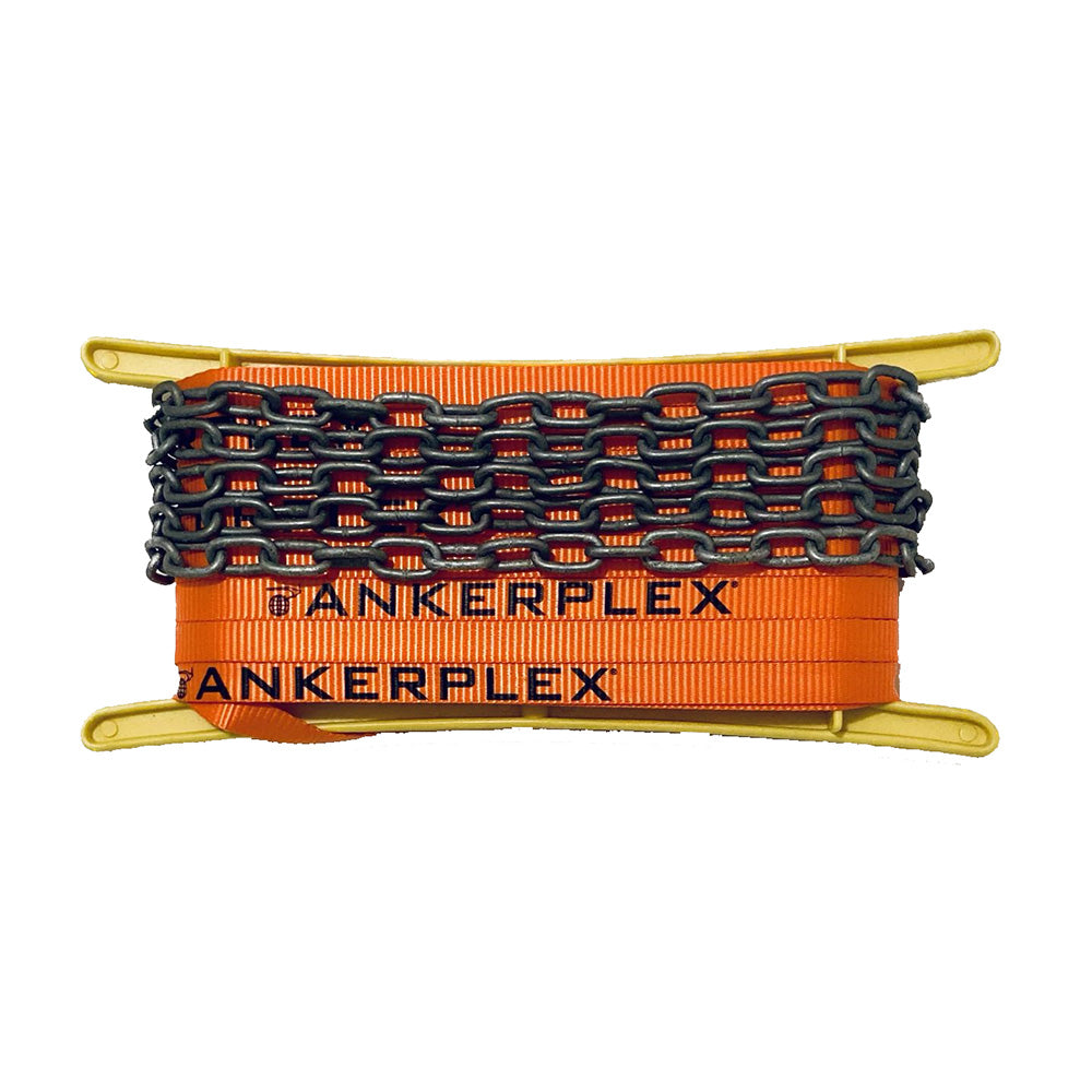 Ankerplex AFL25 Ankerplex Flat Anchor Line w/Chain f/Vessels up to 15' 75' + 9' Galvanized Chain on Storage Reel