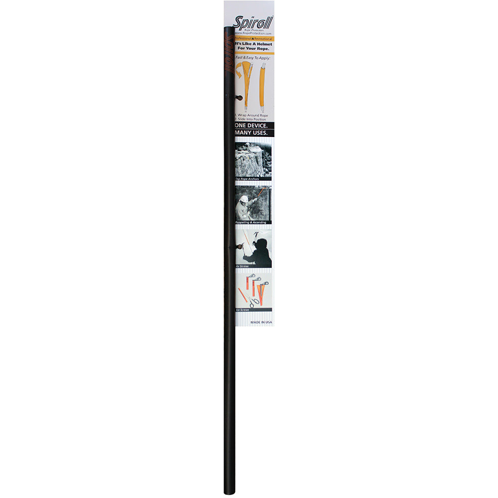 Spiroll Rope Protector Black f/Lines 1/2" &amp; Greater