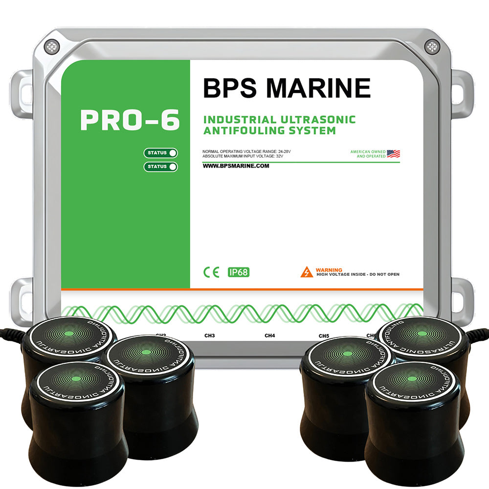 BPS Marine 24V-PRO-6 BPS Marine 24V-PRO-6 6-Transducer Ultrasonic Antifouling System - 24VDC