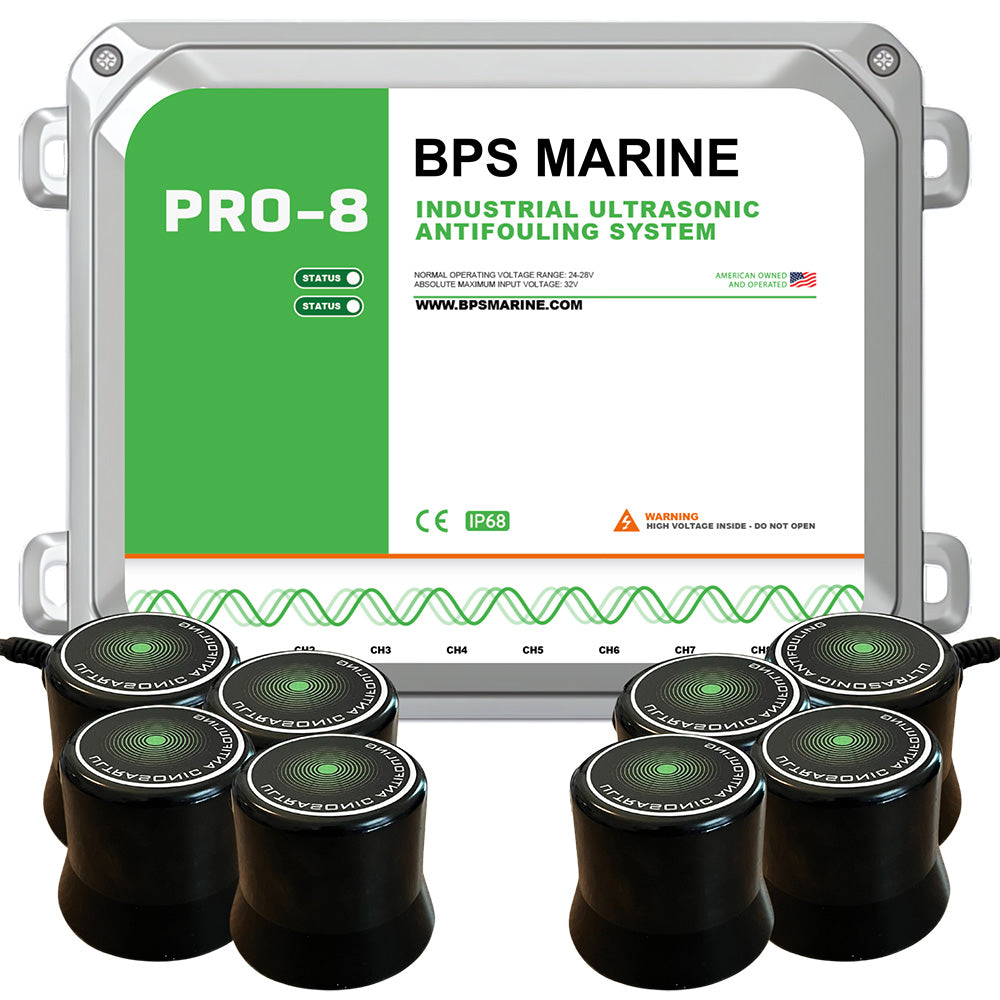 BPS Marine 24V-PRO-8 BPS Marine PRO-8 8-Transducer Ultrasonic Antifouling System - 24VDC