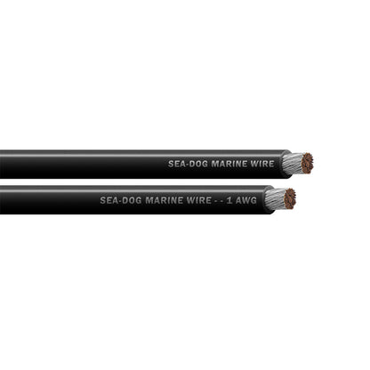 Sea-Dog Line 8001010 Sea-Dog 1 AWG Black Battery Cable - 25'