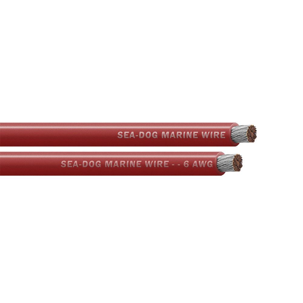 Sea-Dog Line 8006020 Sea-Dog 6 AWG Red Battery Cable - 25'