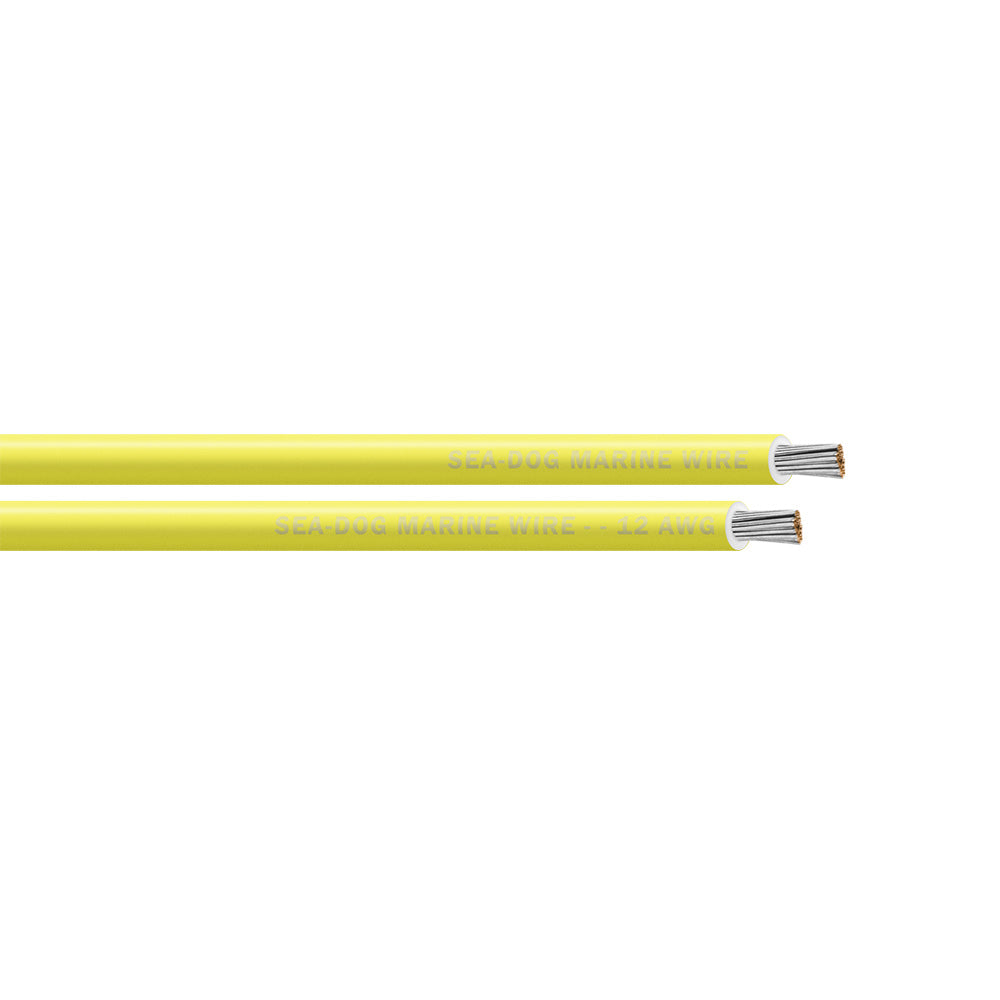 Sea-Dog Line 8012030 Seadog 8012030 Sea-dog 12 Awg Yellow Primary Wire - 25'