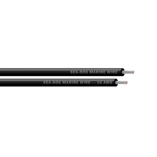 Sea-Dog Line 8016014 Seadog 8016014 Sea-dog 16 Awg Black Primary Wire - 250'