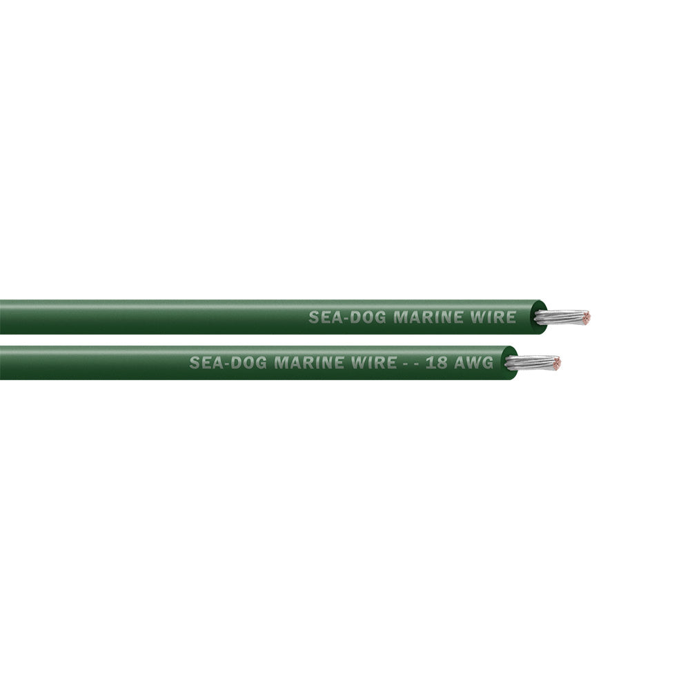 Sea-Dog Line 8018042 Seadog 8018042 Sea-dog 18 Awg Green Primary Wire - 100'