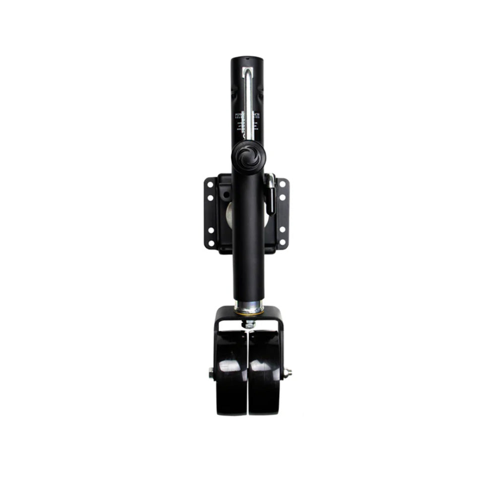 Powerwinch 21400-J-1500-B2-B-R Powerwinch Select Series Jack - 1500lb, Bolt-On, Double Wheel, Carbon Black