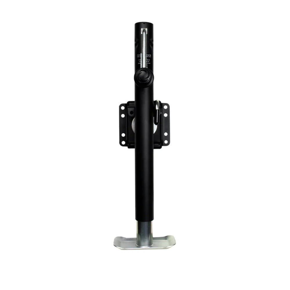 Powerwinch 21400-J-2500-BF-B-R Powerwinch Select Series Jack - 2500lb, Bolt-On, Flat Plate, Carbon Black