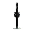 Powerwinch Select Series Jack - 2500lb, Weld-On, Flat Plate, Carbon Black