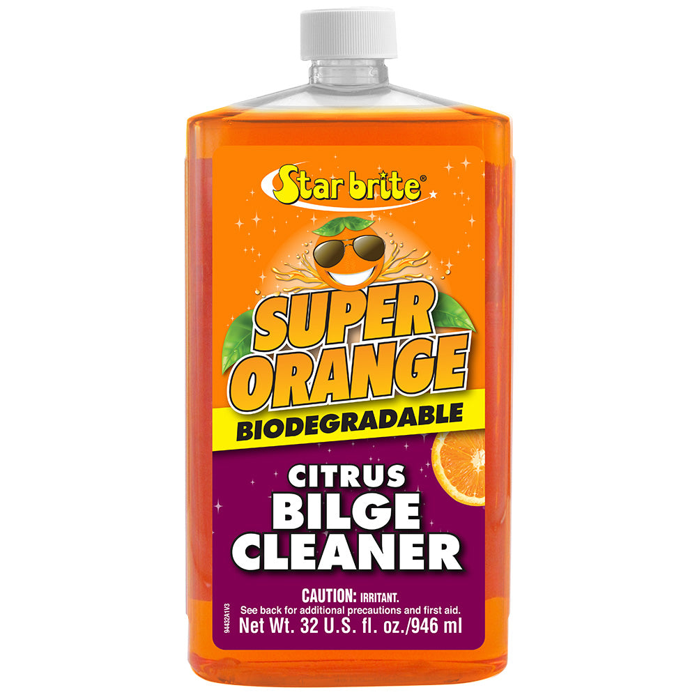 Star brite 94432 Star brite Super Orange Citrus Bilge Cleaner - Emulsifies Oil, Fuel - 32 oz