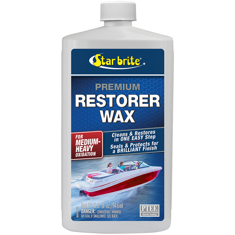 Star brite 86032 Star Brite Premium Restorer Wax f/Medium to Heavy Oxidation - 32 oz