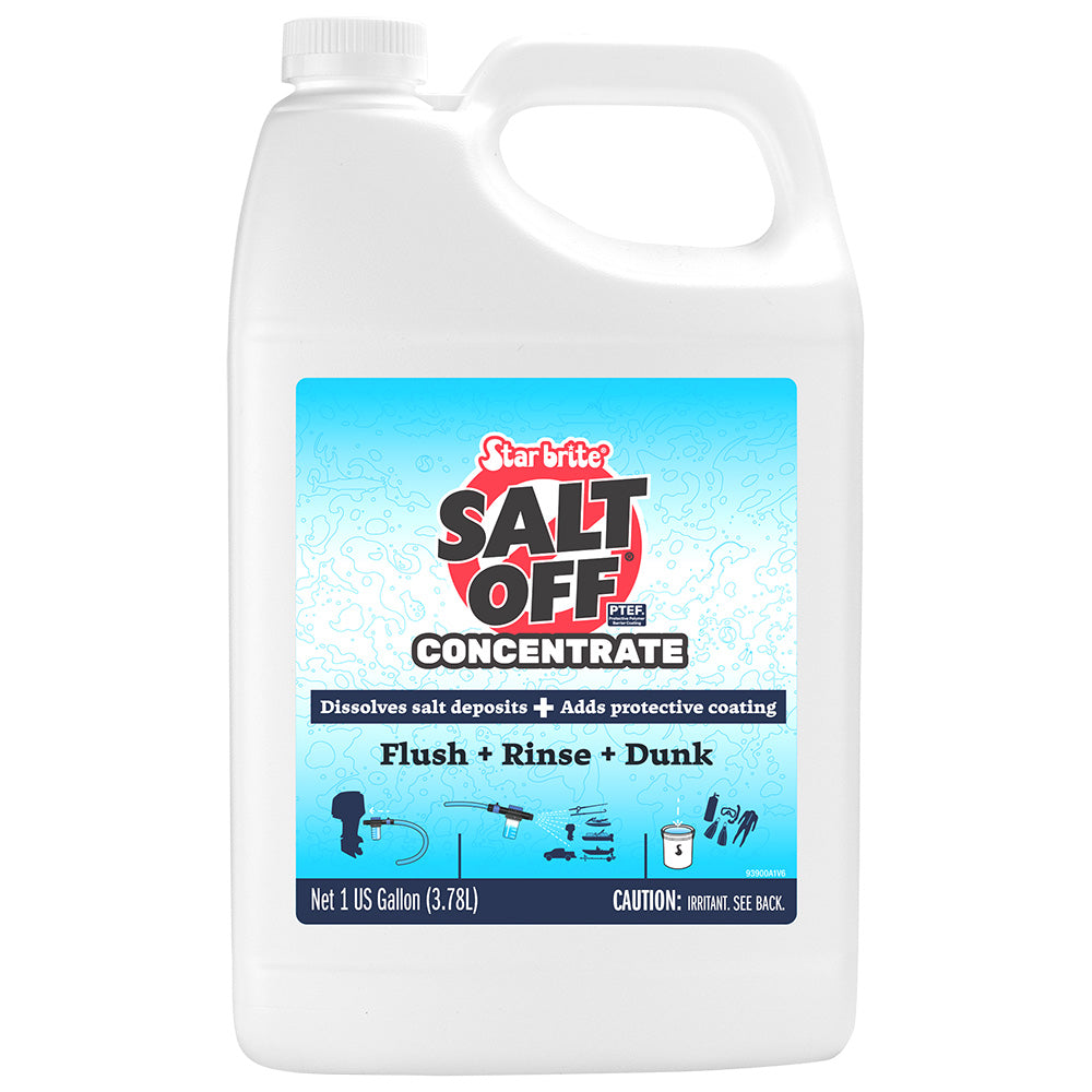 Star brite 93900 Star brite Salt Off - Concentrate- Salt Remover Wash &amp; Engine Flush - 1 Gallon