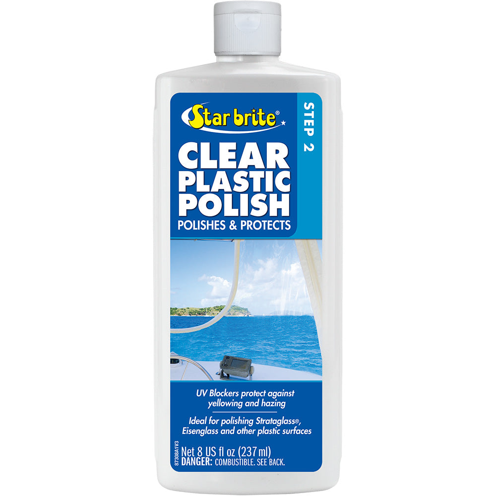 Star brite 87308 Star brite Clear Plastic Polish - Step 2 - 8 oz