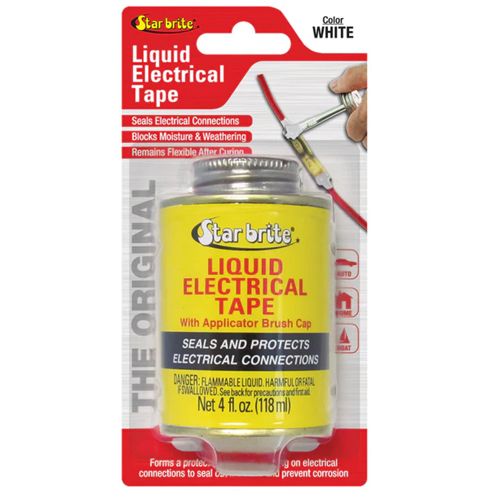 Star brite 84107 Star brite Liquid Electrical Tape - White - 4 oz