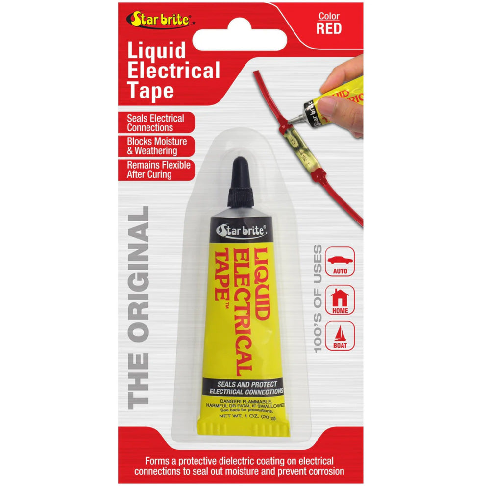 Star brite 84155 Star brite Liquid Electrical Tape - Red - 1 oz