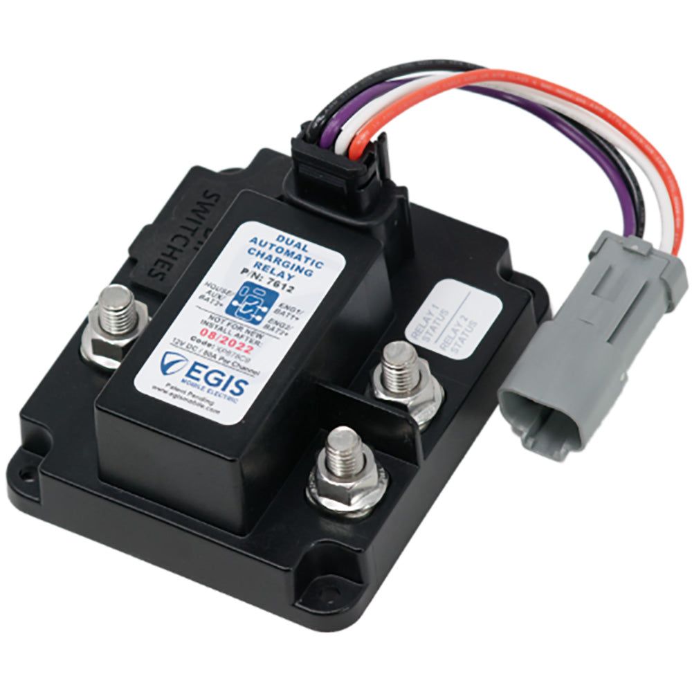 Egis Mobile Electric 7612-24 Egis Triple Battery Advanced Automatic Charging Relay (ACR) - 24V
